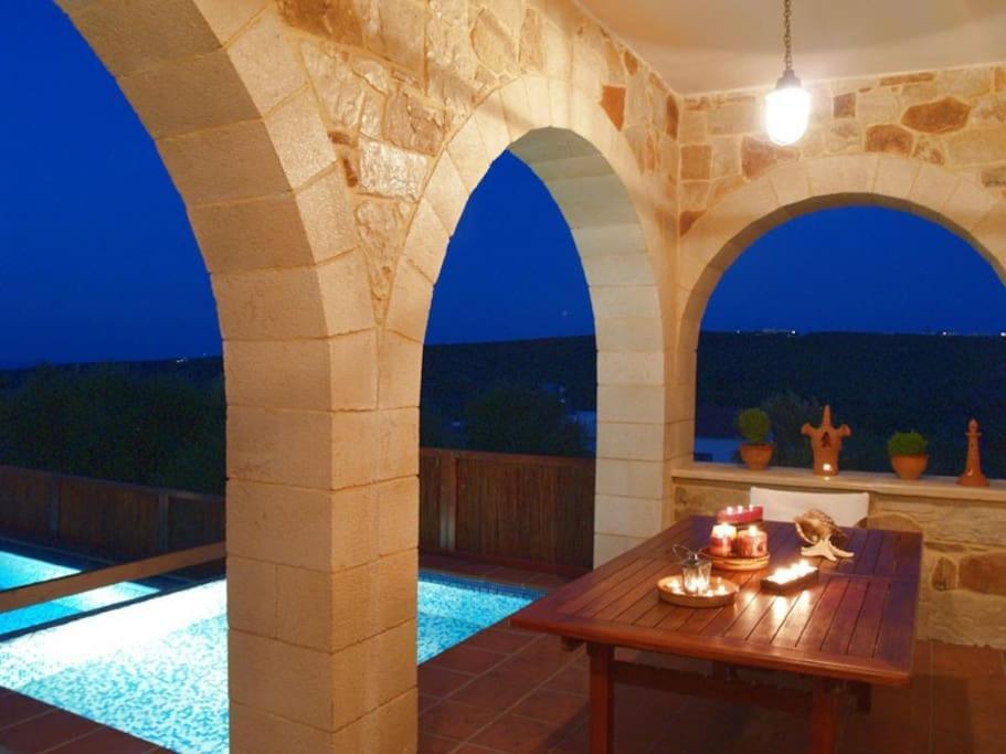 Villa Katerina With Eco Heated Pool Spilia  Экстерьер фото